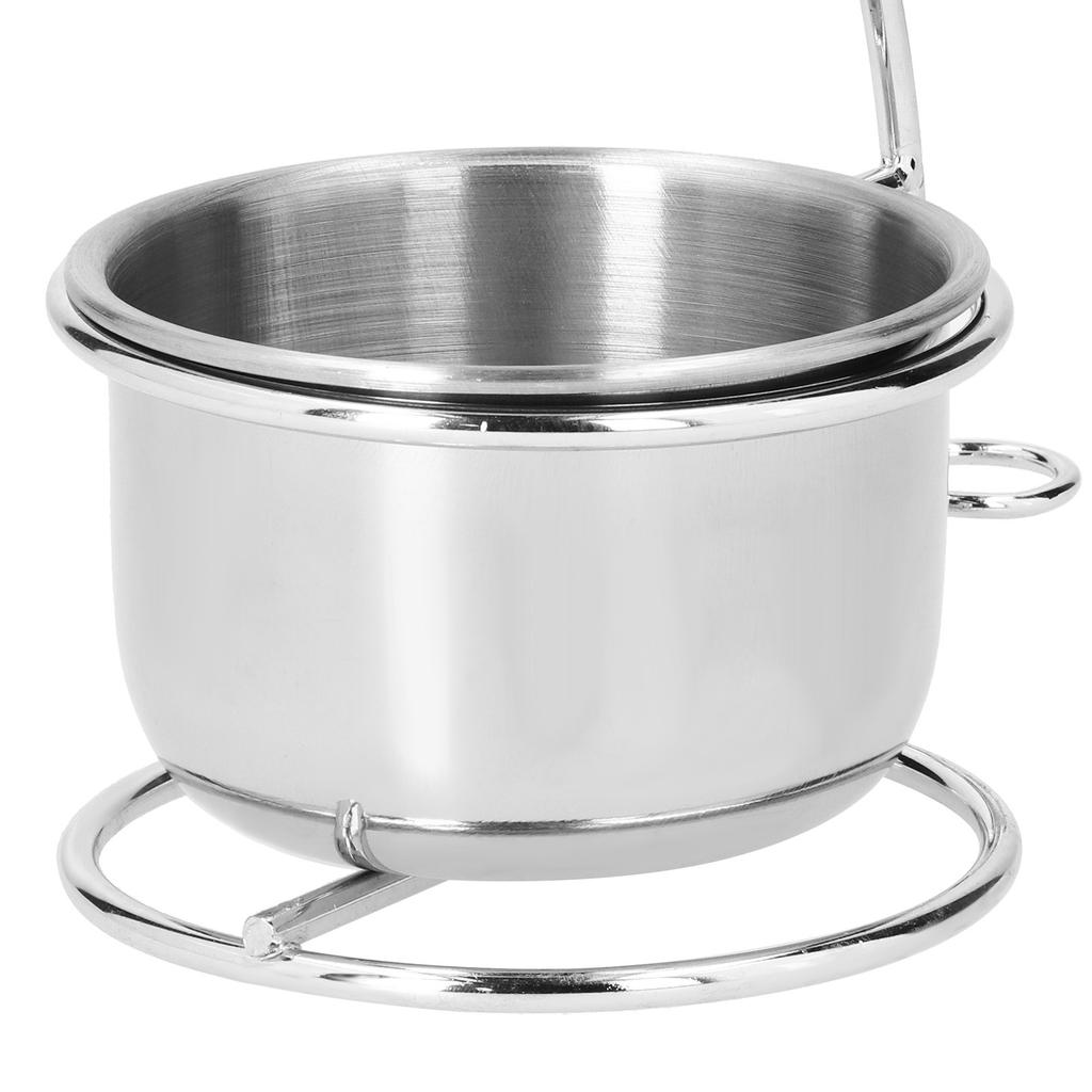 Rasierständer Schüssel Set Metall Rasierpinselhalter Edelstahl Rasierseifenständer Schüssel