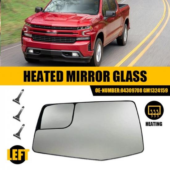 Driver Side Left Mirror Door Power Heated For Silverado Chevrolet 1500 -2024