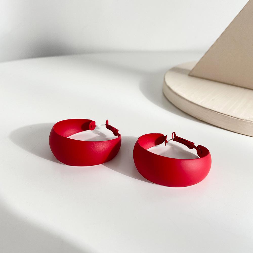 

Корейские серьги-кольца с цветочным узором из бамбука