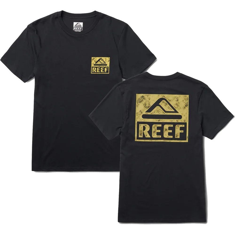Brand Reef New Print T-shirts Holiday Casual Summer Tops Men's Short Sleeve Crew Neck Cotton Tee Comfortable Vacation Tops
