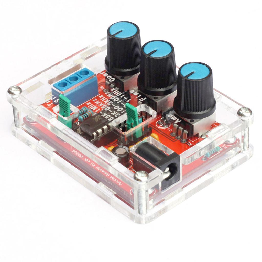 XR2206 High Precision Function Signal Generator Sine Triangle Square Output 1Hz 1MHz Adjustable Frequency Amplitude