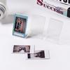 3 Packs 3inches L Shape Acrylic Photo Frame Transparent Mini Stand Compatible with Fujifilm Instax Mini 8 8+ 70 7s 90