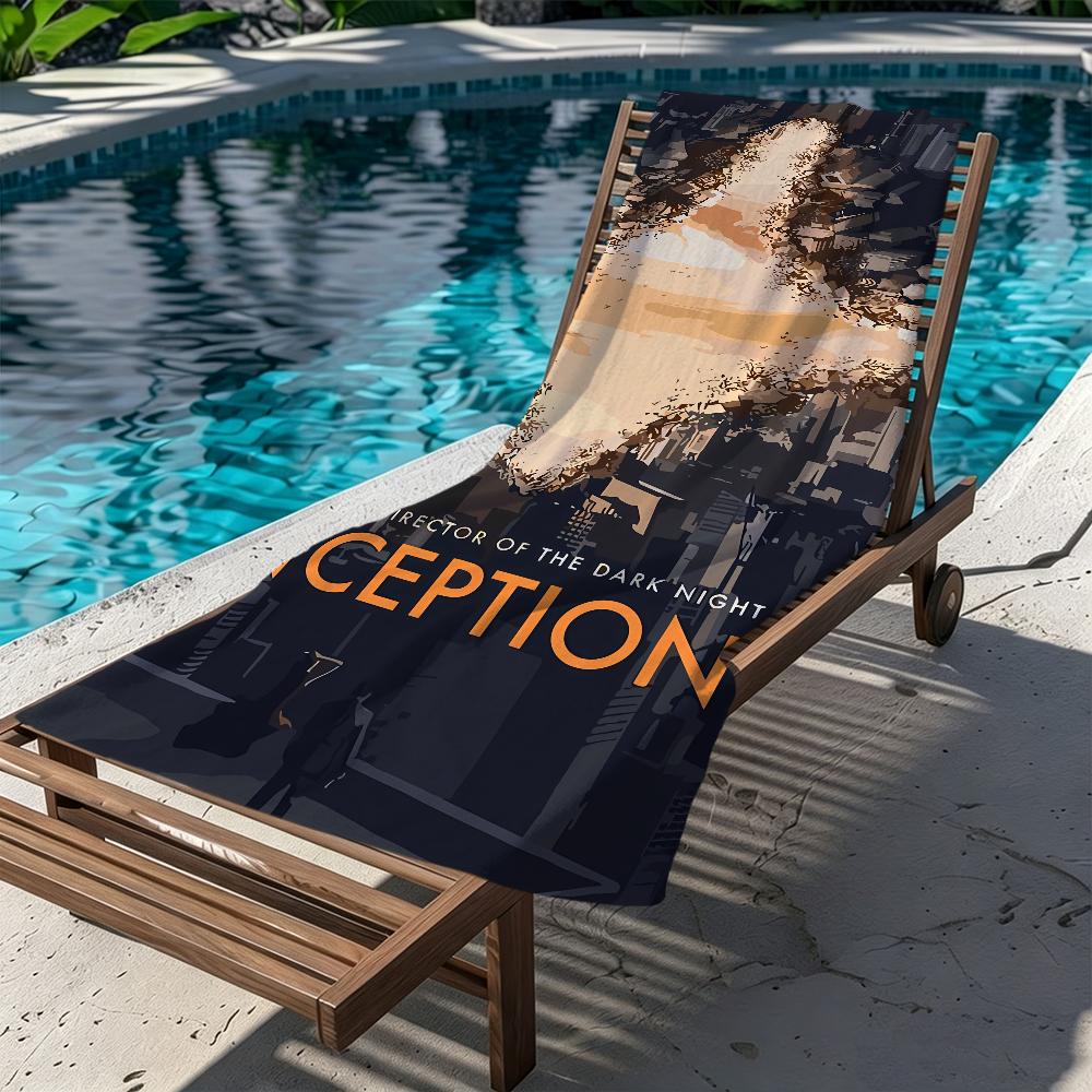 I-lnception Show Towel Large Quick-Drying Microfiber Soft Beach Towel for Travel Fitness Sauna Bathing Camping