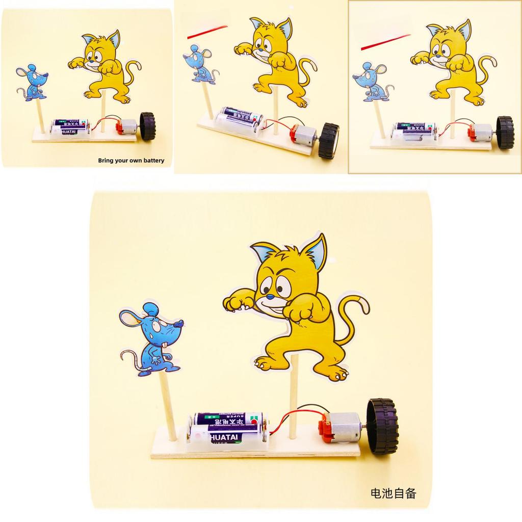 Stem Science Experiment Kits For Kids With Diy Cat And Mouse Trap Technology Educational Toy For Preschool And Students