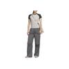 Adidas Fos Future Style Woven Pant Comfortable Fashion Simple Versatile Casual Pants Women Pants Gray KC3776