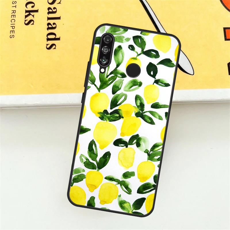 Summer Fruit Lemon For Huawei Nova 12i 7i 8i 11i Y73 Y72 Y61 Y91 Y90 Y70 Y60 9 10 SE 11 Pro P30 P40 Lite Case