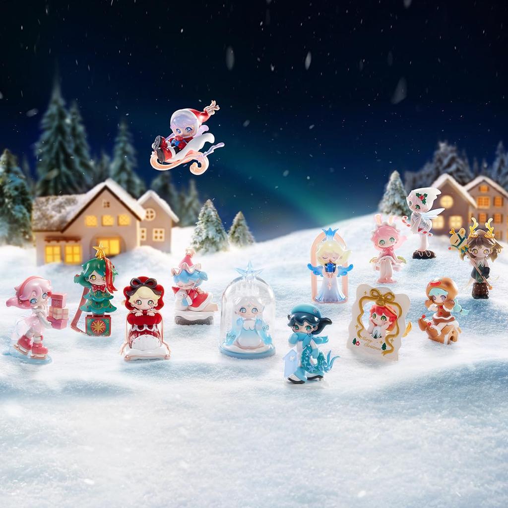POP MART AZURA Warm Christmas Series [3-Piece Set] Pop Mart Gachapon Blind Box Figure Plastic Model Premium Toy PVC Soft Vinyl Original Character
