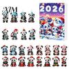 Unique Christmas Gift Panda Advent Calendar, 24 Days Countdown Contains Acrylic Ornament Set Ornaments, Cute Hanging Decorations for Tree Home