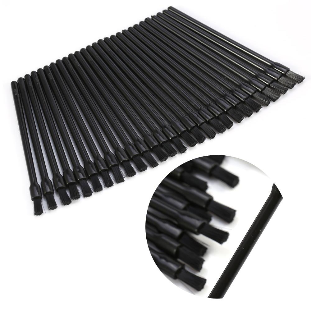 50Pcs/Set Disposable Lip Brush Lipstick Gloss Wands Applicator Makeup Cosmetic Tool Black