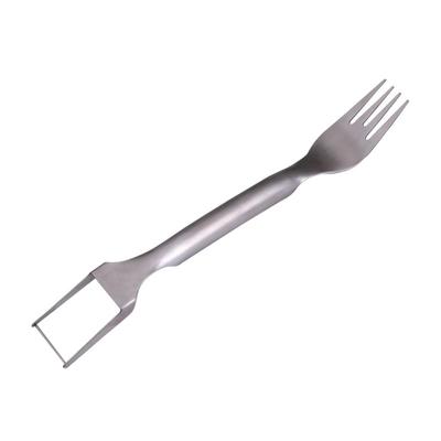 Watermelon Fork Stainless Steel Fruit Cutting Fork Portable Double End Summer Watermelon Cutter