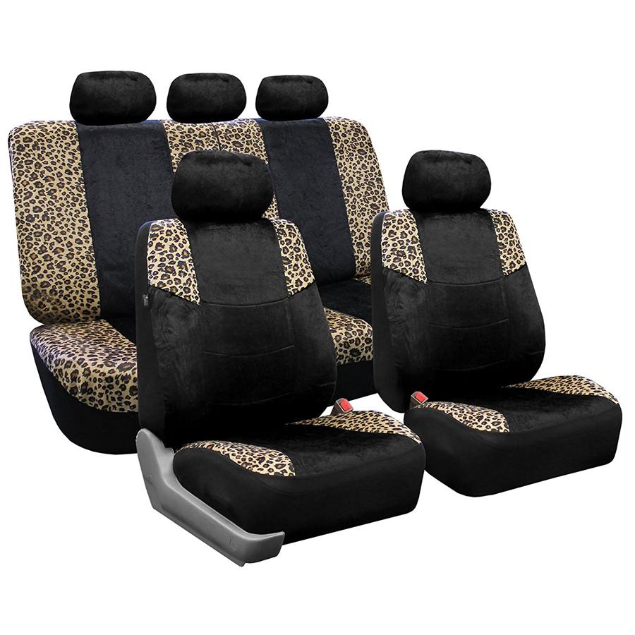 

Seat cover-Leopard velvet 9-piece set