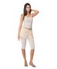 FIFTHALIAS (2-Piece Set) Dolly Skirt Capris Sand Beige