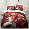 Stret Fighter Printed Beding Set For Bedrom Soft Modern Bedspreads Comefortable Children Kids Soft Duvet Cover Comfortable Quilt Cover And Pilowcase