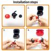 5 Pairs Earbud Case Covers Ultra Light Shock Resistant Anti-loss Silicone Mini Earplug Pads for Beats Fit Pro