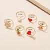 Cross-border Hot-selling Cartoon Christmas Tree, Reindeer, and Snowman Rings - Fashion Accessory and Holiday Gift