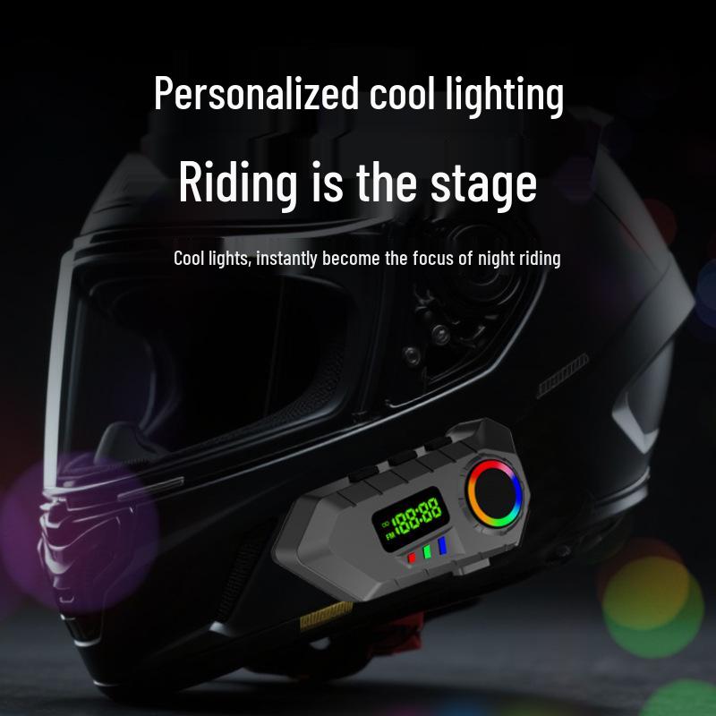 Y30A Wireless Bluetooth Helmet Earphones for Cyclists & Motorcyclists - Waterproof Intercom