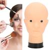 Kaal Mannequin Hoofd Make-up Training Oefenhoed Pruik Display Mannequin Hoofd (Zwarte basis)zonder Make-up