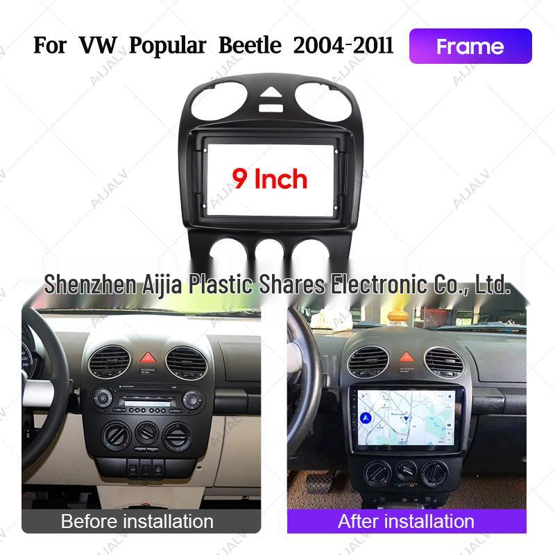 VOLKSWAGEN Beetle Radio Modification Fascia Frame for Android Navigation