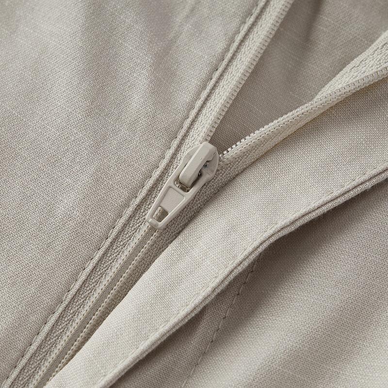 Semir Men's Cotton Linen Loose Straight Casual Pants