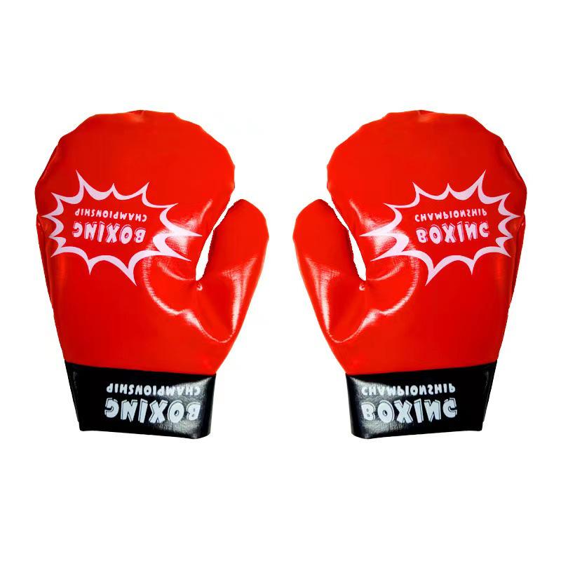 Red Boxing Gloves for Children and Adults - Ideal for Sanda and Combat Training