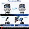 Mobile Phone Vacuum Suction Cup Holder Foldable for iPhone/ Android Kitchen Lazy Vacuum Double Sided Magnetic Bracket
