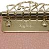 Used 6-ring keychain (product numbers 9539, 354499, CAO2G, 2160, 7949) in pink with a two-tone snap button and cursive