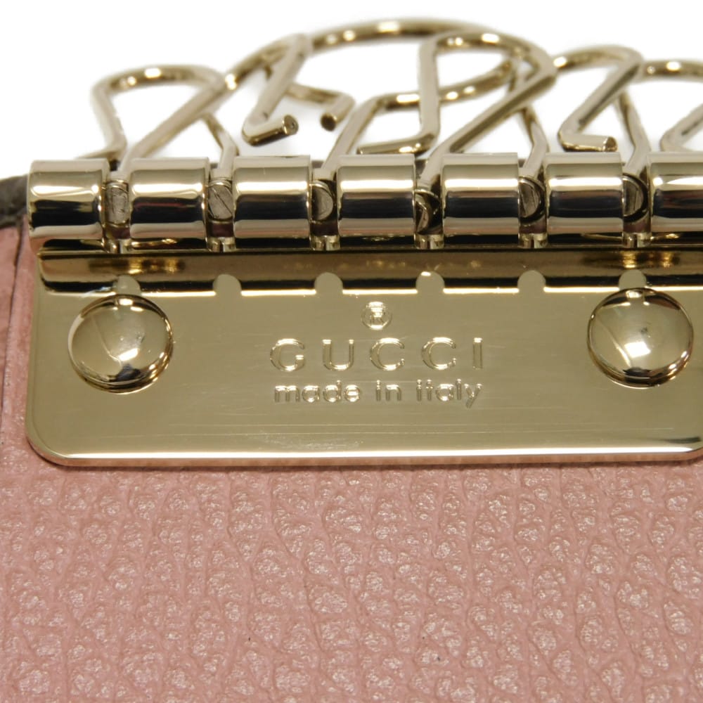 Used 6-ring keychain (product numbers 9539, 354499, CAO2G, 2160, 7949) in pink with a two-tone snap button and cursive