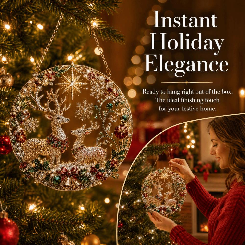 Pearl Beads Christmas Diamond Painting Set Diamond Painting Pendant  Christmas Decoration