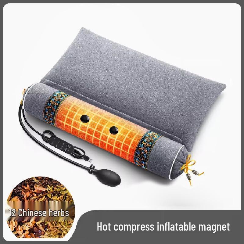 SEE KEAN Heated Magnetic Therapy Cervical Traction Pillow