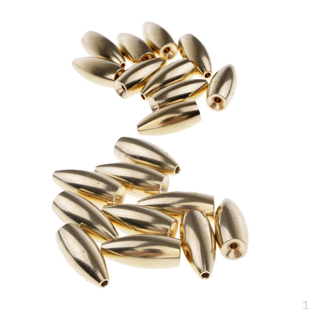 

20 шт. Медные грузила-слайдеры для морской рыбалки, грузила-зацепы 7 г 10 г