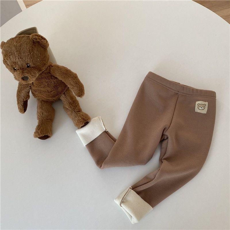 

New Korean Fleece Leggings: Versatile One-Piece for Boys and Girls 130 cm