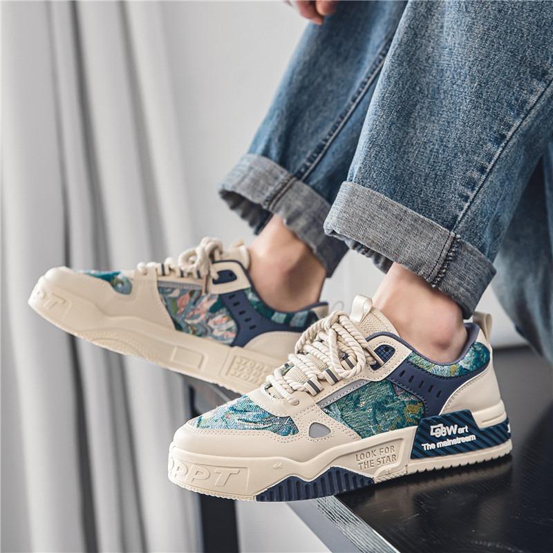 2025 Luxury Men's Vulcanized Shoes Summer Casual Sneaker for Men Outdoor Running Platform Designer Skateboard Tenis Masculino