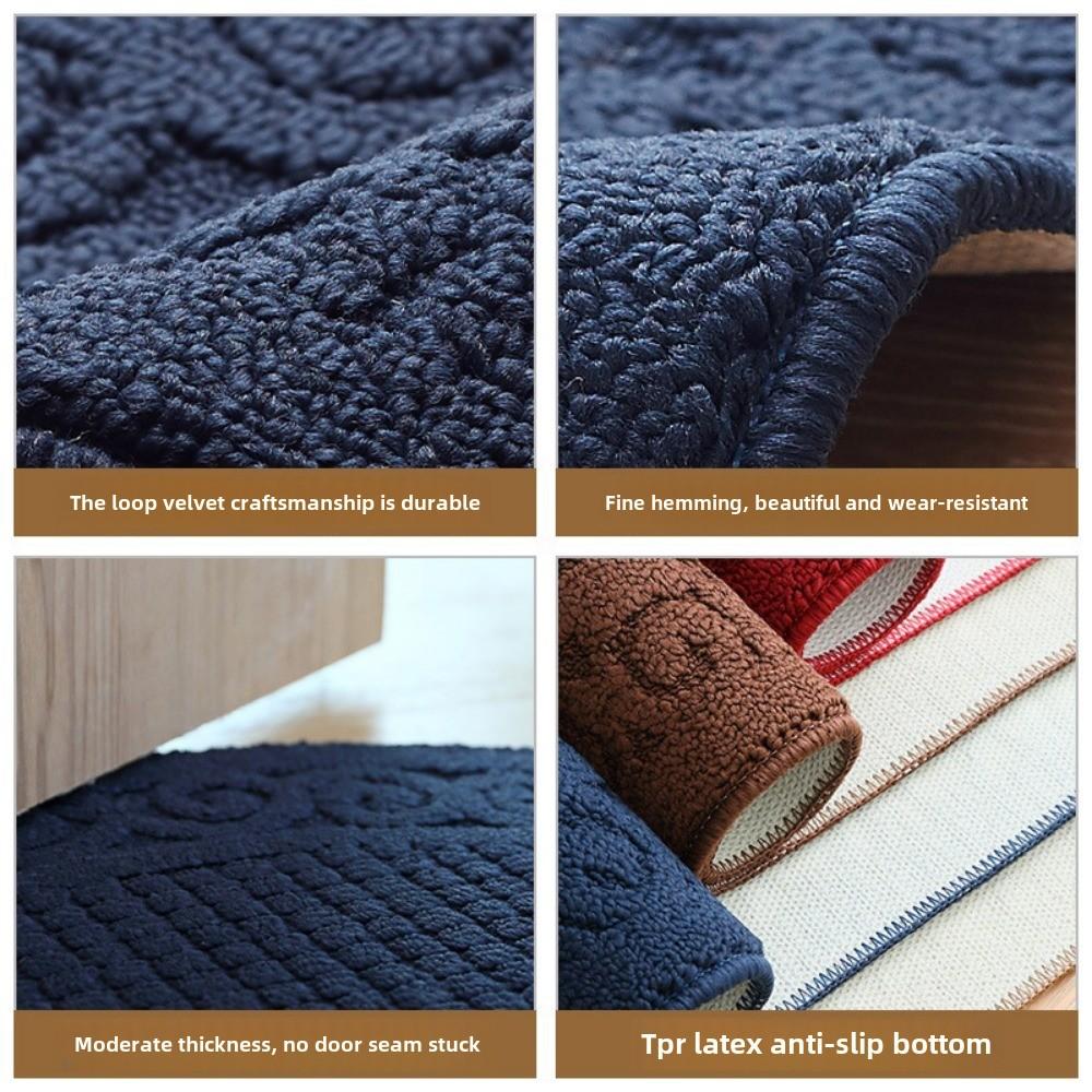 Home Semi-circular Floor Carpet Floor Mat Household Non-slip Bathroom Door Mat