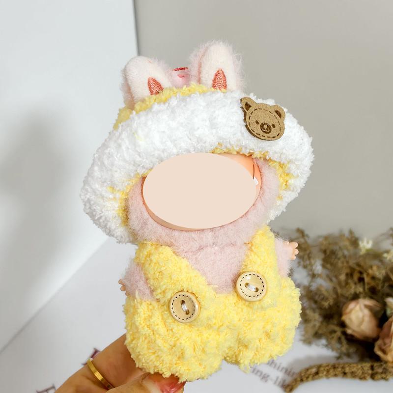 [Cloth Only] 10cm Doll Clothes Handmade Button Shoulder Strap Set Adorable & Fashionable Doll Clothing Set Replacement