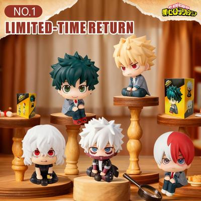 BESTSELLER My Hero Academia (MHA): Tomura Shigaraki / Izuku Midoriya / Katsuki Bakugo Niedliche Chibi PVC-Figur | Sammlerspielzeug