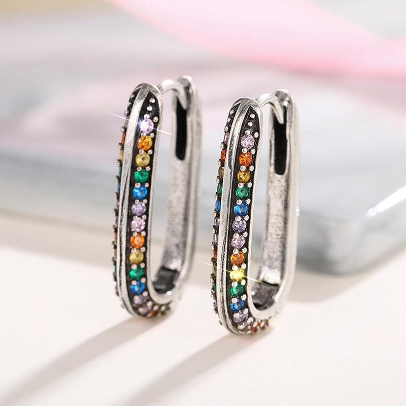 Fashion Copper Alloy Zircon Jewellery Drop Earrings For Women Wedding Party Gifts