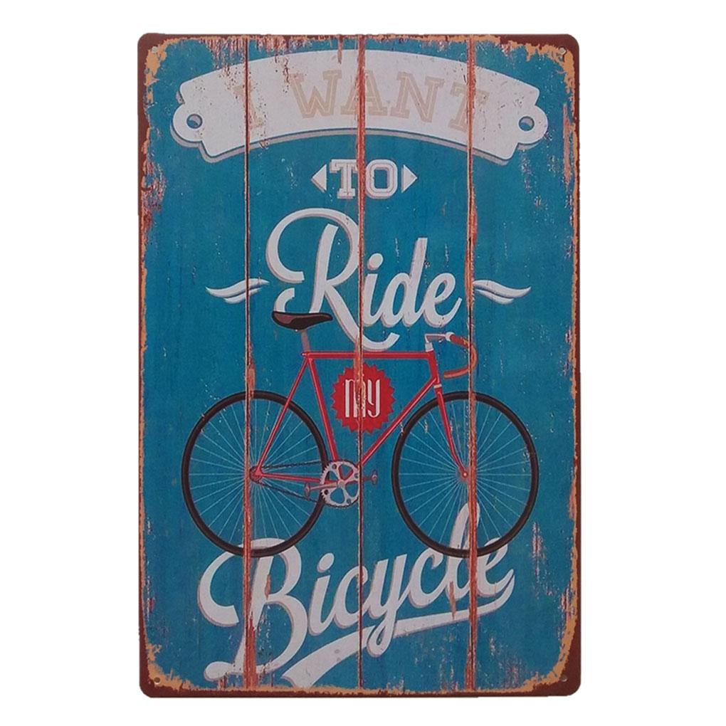 Vintage Retro Iron Wall Decors Car Motorcycle Poster Sign Plaque Home Livingroom Bedroom Decorations