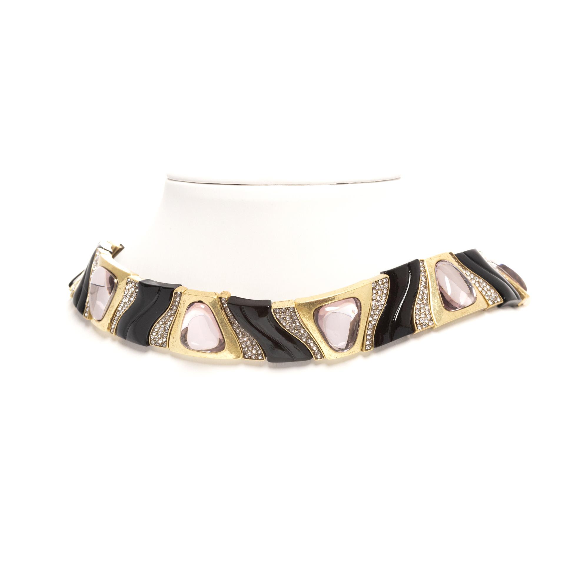 Retro High-End Niche Design Neck Chain Light Luxury New Sweater Chain Copper Alloy Gold-Plated Necklace