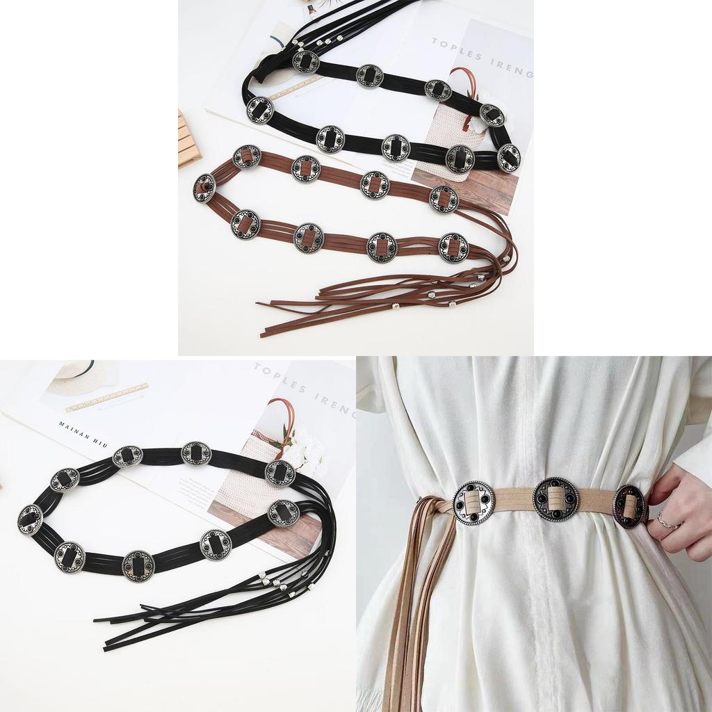 Retro Ethnic Style Mosaic Waist Chain 2023 New Summer Bohemian Belt With Denim Belt Trendy