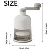 Manual Manual Shaved Ice Machine Rotary Hand Ice Breaker  for Home Outdoor Camping