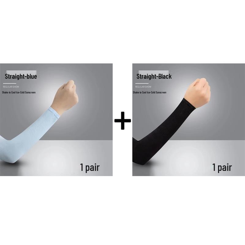 Eis UV-Schutz Armstulpen für Männer & Frauen - Dünner Stil Fahrradhandschuhe & Ellbogenschoner