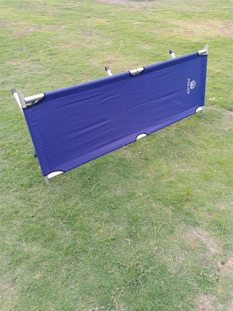 Aluminum Alloy Folding Outdoor Bed for Lunch Breaks and Military Use