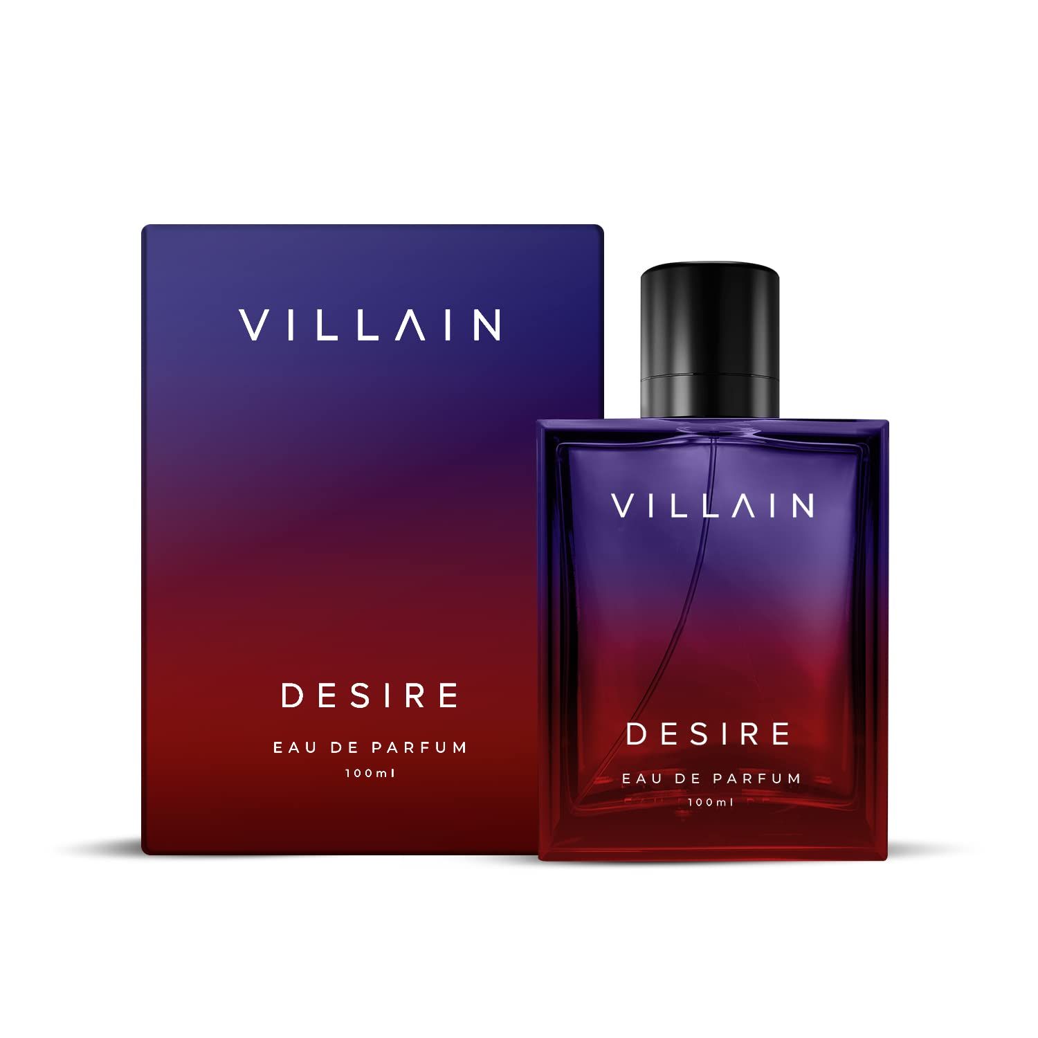 

Парфюмерная вода Villain Desire для мужчин-100 мл | Супер чувственный и сильный аромат премиум-класса | Древесный, Пряный| Произведите впечатление на женщин и наслаждайтесь непревзойденной привлекательностью 100ML
