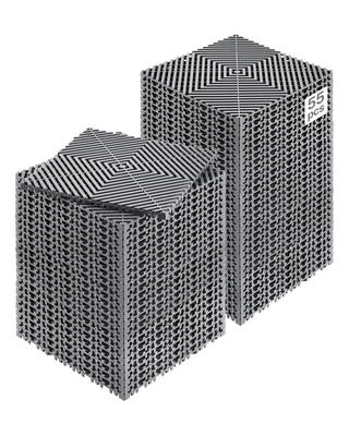Interlocking Drainage Mat, 12” X 12” Modular Interlocking Cushion, 55 Pcs Splicing Drainage Mats