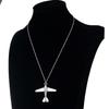 Fashion Vintage Charm Plane Necklace Airplane Pendant For Men And Women Jewelry Gifts