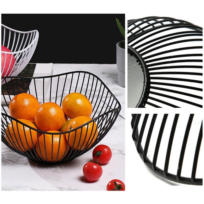Artistic Fruit Stand Decorative Storage Basket Bread and Snacks Display Tray Living Room Decoration Kitchen Supplies