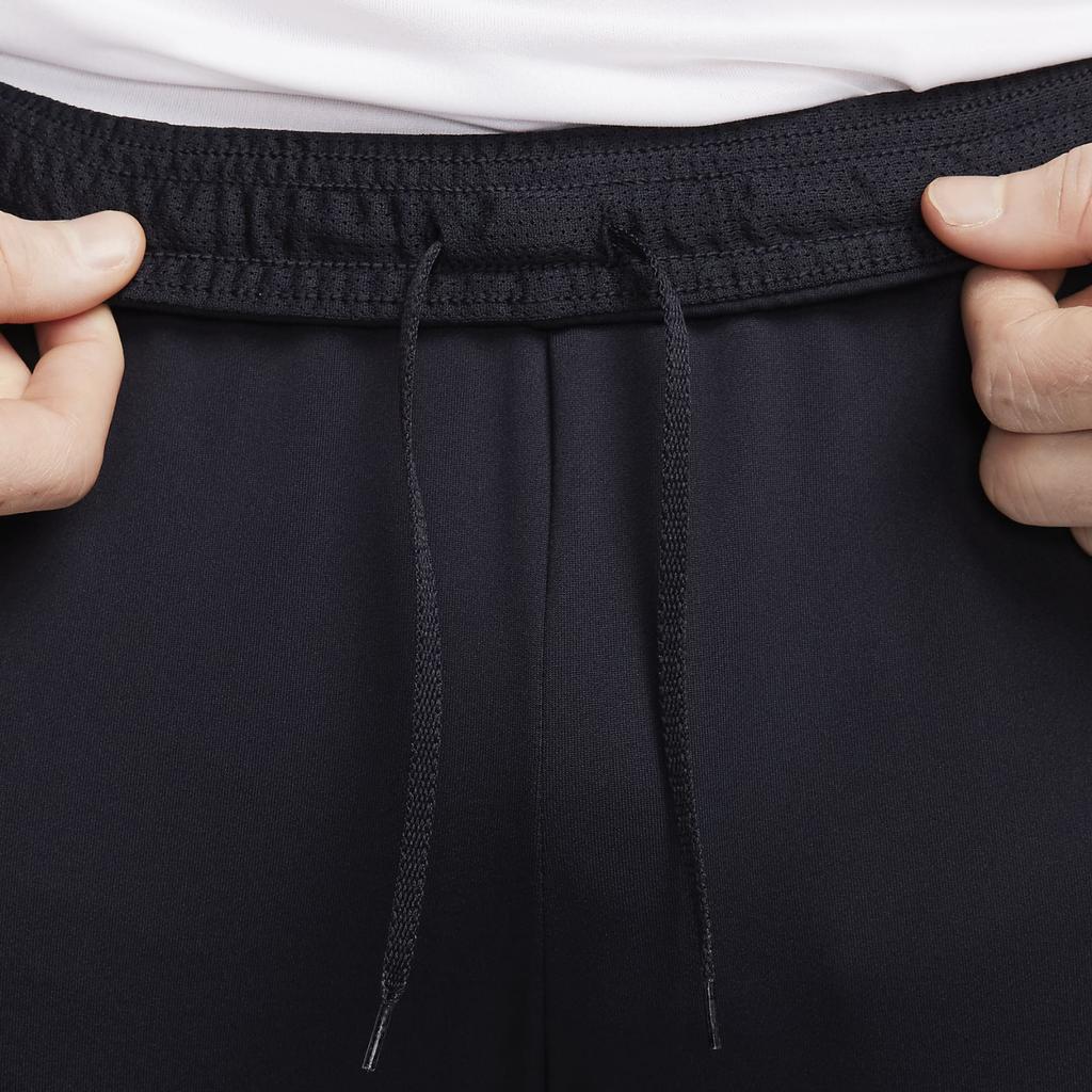 Nike Logo Print Drawstring Cuffed Casual Pants Men bottoms Black FN4131-426