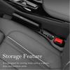 Car Seat Gap Filler 2-Pack, Universal Car Seat Gap Filler Organizer, Seat Gap Plug – Fills Gap Between Seat & Console (Black)