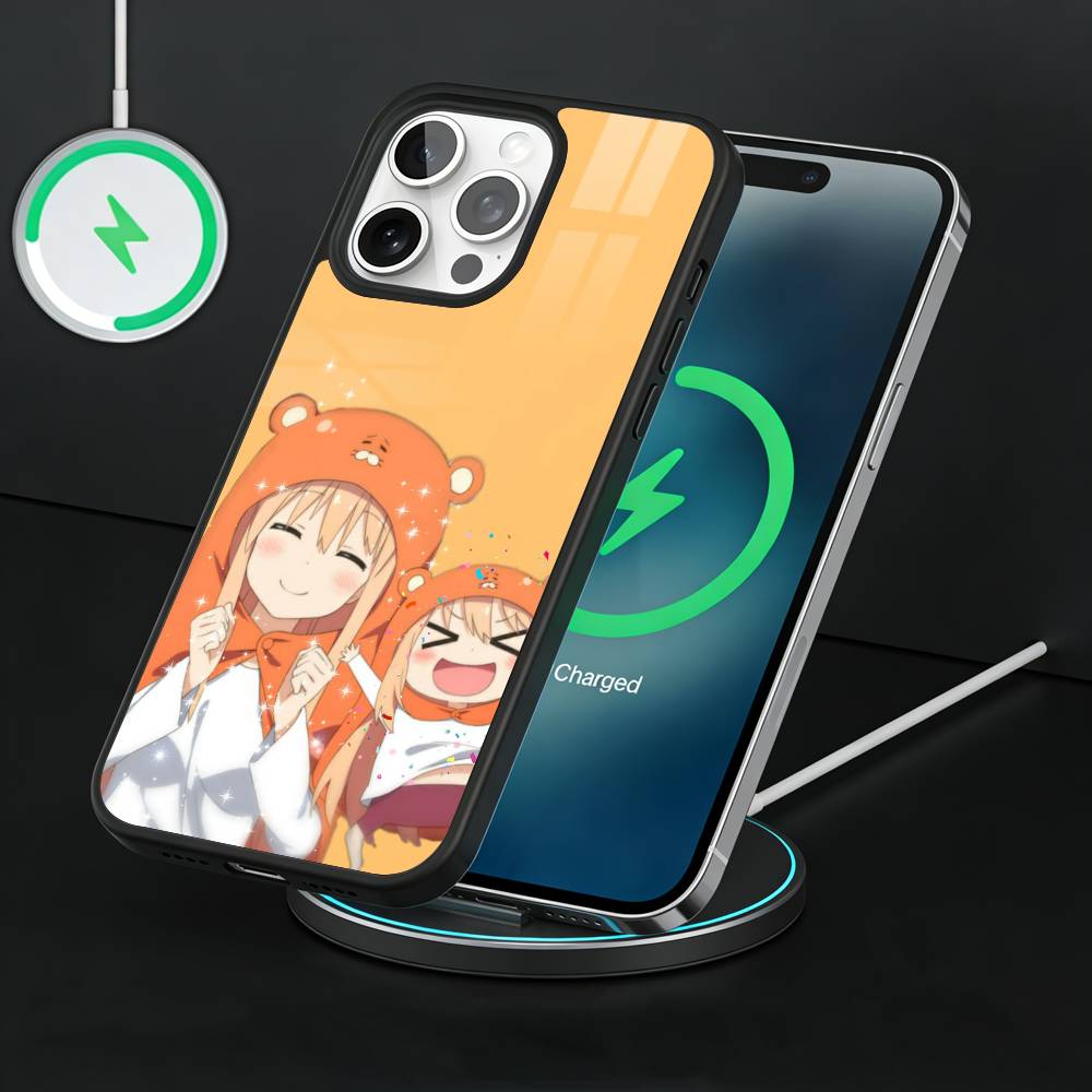H-Himouto Umaru ChanS Phone Case For iPhone17,16,15,14,13 Plus,Pro Max Magnetic For Magsafe Wireless Charging iPhone11