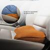 2-in-1 Car Seat Booster Universal Driver Memory Foam Lumbar Pillow Suede Seat Heightened Inclined Cushion Car